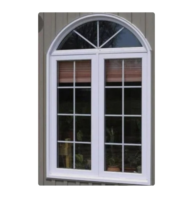 UPVC Arch Window with Georgian Bar