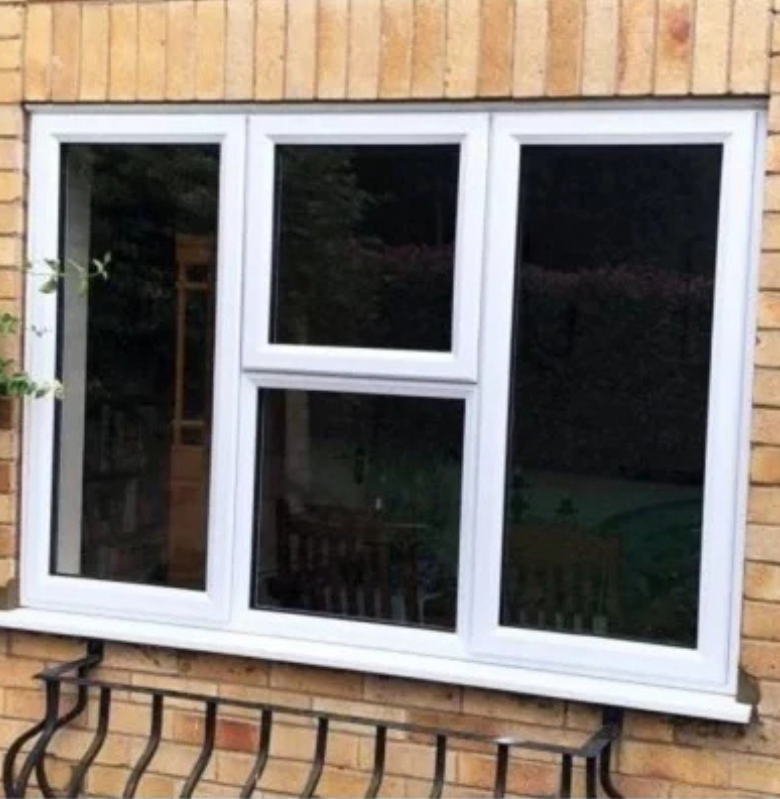 Black Plain Glass Windows
