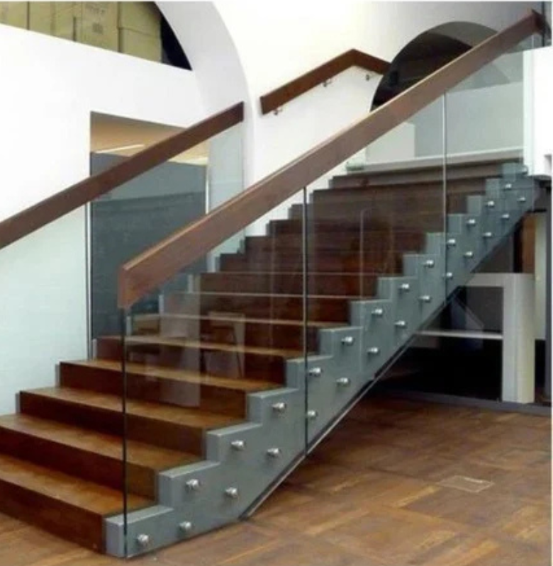 Wooden Coated Aluminium Railing