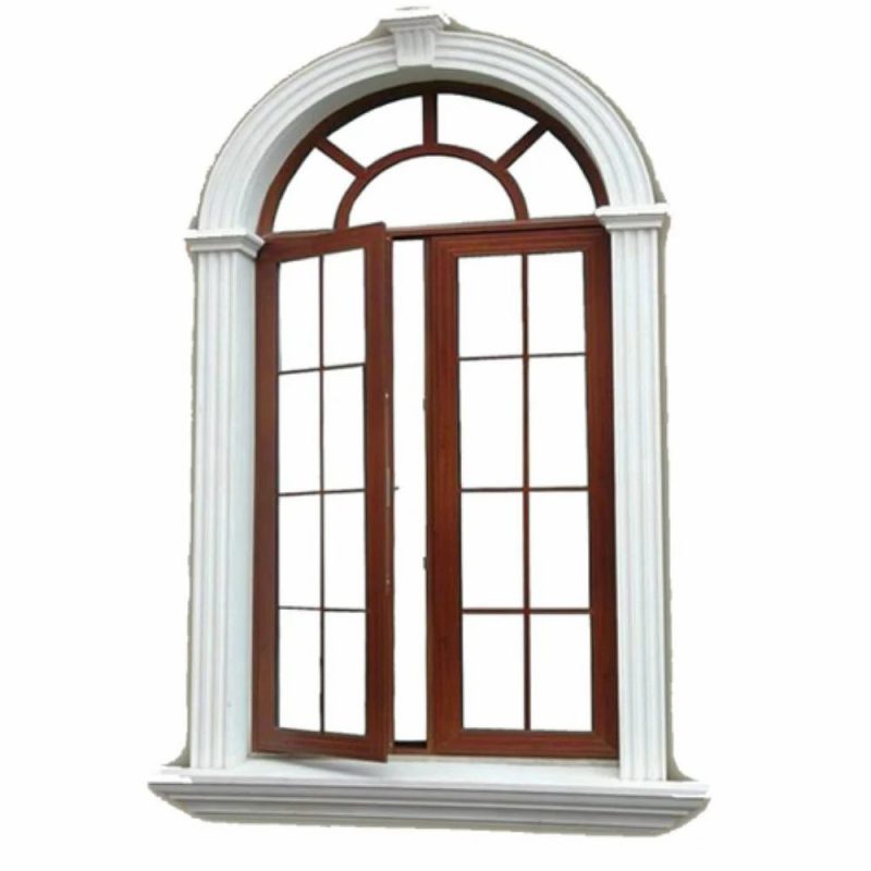 Aluminium Arch Casement Window with Georgian Bar