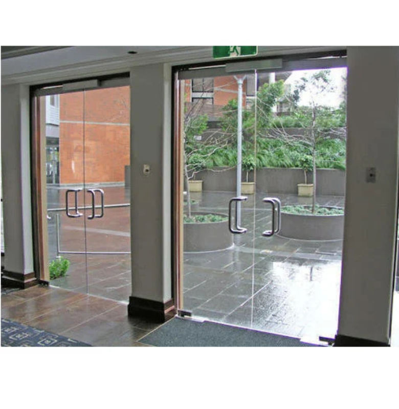 Frameless Glass Double Door